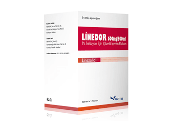 LINEDOR 600 MG/300 ML I.V. INFUZYON ICIN COZELTI ICEREN FLAKON